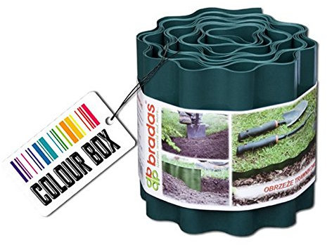 Bradas OBFG 0910 Beeteinfassung Rasenkante, 9 m x 10 cm, grün