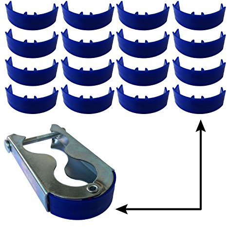 awm 16x Trampolin Schutzkappen für Befestigungsklammern Stangen Pfosten Netz Ersatzteile Zubehör