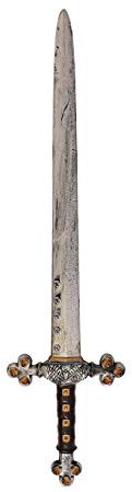 Adults Gladiator Sword - Pack of 1-29.5/75cm Roman Viking Barbarian Cosplay Fake Plastic Sword - Mens Womens TV/Film Game Warrior Historical Fancy Dress Costume Accessory