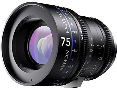 Schneider-Kreuznach 1078476 Cine Objektiv FF-Prime T2.1/75 mm, Canon/m schwarz