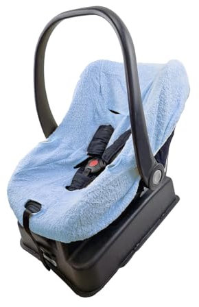 Bubabù Babyschale aus Frottee hellblau