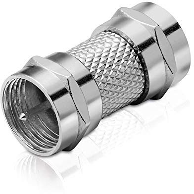 conecto Adapter F-Stecker auf F-Stecker, Doppelstecker oder auch Gender Changer genannt für F-Antennenanschlüsse