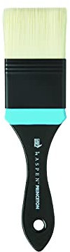 Princeton Aspen, Glare-Free Indoor/Outdoor Brush for Acrylic & Oil, Series 6500 Synthetic, Flat Mottler, 2 Inch