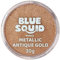 Blue Squid PRO Schminke Face Paint und Bodypaint - Metallic Antik-Gold 30g, Hochwertige, professionelle, wasserbasierte Einzelbehälter, Face und Bodypaint Farbe für Erwachsene, Kinder, Fasching & SFX