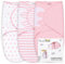 Mama Cheetah Puckdecke für Babys, einfaches Pucken für Neugeborene, Pucksack aus Bio-Baumwolle, Puck-Set für Babys, Jungen und Baby, Mädchen, klein (0-3 Monate)