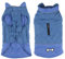Idepet Winddichter Hundemantel Winter Warme Jacke,Anti-Schneeanzug Hundebekleidung für kleine mittelgroße Hunde mit Geschirrloch Blau Rosa Grau (Blau, L)