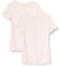Amazon Essentials Women's Regular-Fit Short-Sleeve Scoop Neck T-Shirt (Available in Plus Size), Pack of 2, White, M