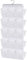 MISSLO Hanging Shoe Rack 30 Mesh Pockets Shoe Storage for Wardrobes Organiser with Rotating Hanger Dual Sided Shoe Organizer Hanging Storage Space-Saving Solution, White