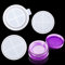 FineInno 20g Lose Puder Box Silikonform Kosmetikbehälter Resin Mold Leerer Döschen Gießform Rund Flaschen Epoxidharz Formen mit Deckel und Sieb für Reisen Hause
