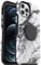 OtterBox + PopGrip Symmetry Series Case for iPhone 12 and iPhone 12 PRO (ONLY) - Retail Packaging - White Marble