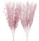 Sea Team 12er-Pack künstliche Glitzer-Beeren-Stielornamente, dekorative Perlensticks, glitzernde Zweige, Spitzhacken, Zweige für Weihnachtsbaum, kleine Vase, Urlaub, Hochzeit, Party (17 Zoll, Pink)