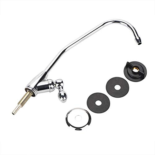 1/4 '' Zinklegierung Küchenarmatur Tap Chrom Umkehrosmose RO Trinkwasser Filter Waschmaschine Home Küche Garten Wasserhahn Küchenarmatur Waschmaschine Wasserhahn Geschenk zum Valentinstag