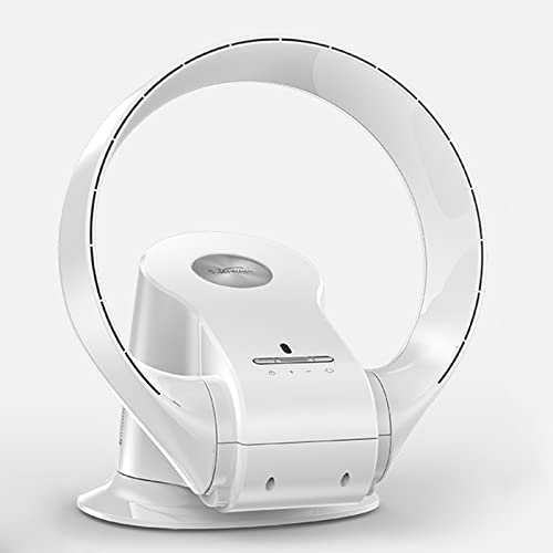 Wall Mounted Fan, Silent Energy-saving Bladeless Fan, Portable Electric Fan With Remote Control/2 H Timer, 26W, 9-speed Wind Speed, Sleep Wind/Natural Wind/Strong Wind