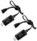 2PCS 3S 11.1V 2A Câble de Charge Rapide USB pour Voitures RC, Drones, modèles de Voitures, Bateaux Pistolet à air comprimé Chargeur de Batterie avec Protection Contre Les surcharges Protection