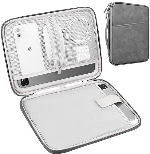 Lacdo Custodia Protettiva Borsa Tablet per 11 iPad A16, 11 iPad Air M3 M2, 11 iPad Pro M4, 10.9 iPad, 11 iPad Pro, 10.2 ipad, 10.9 iPad Air 5 4, 10.5 iPad pro Magic Keyboard, Grigio Scuro