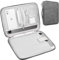 Lacdo Bolsa Blanda Tableta Estuche para 11 iPad A16 2025, 11 iPad Air M3 M2, 11 iPad Pro M4 2024, 10.9 iPad, 10.9 iPad Air, 10.2 iPad, 10.5 iPad Pro, iPadAir 3 2, Smart Keyboard, Gris Oscuro