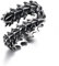 GTHIC Edelstahl Herren Gothic Centipede Ringe Dragon Spine Ring für Frauen Anime Ringe Punk Skull Schmuck, Größe 10