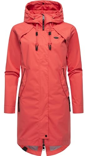 Ragwear langer wasserdichter oversized Damen Übergangsmantel Parka mit Kapuze Rejany YOUMODO XS-XXL
