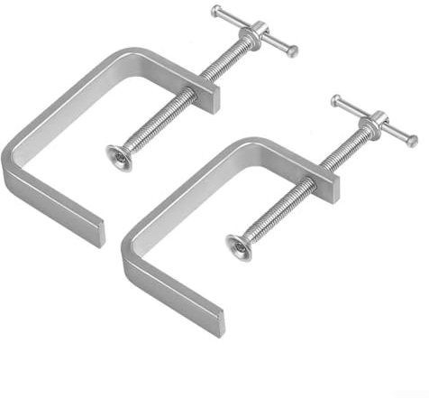YUANGANG C-Clamp - Abrazadera de madera, metal, losas de piedra, losas de plástico, pieza de trabajo de madera, plástico, fijación de corte y perforación (0-100 mm)