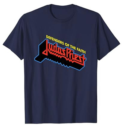 Judas Priest – Defenders Logo On Navy T-Shirt
