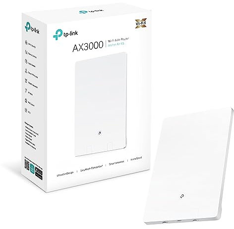 TP-Link Archer Air R5 AX3000 Dual-Band Wi-Fi 6 Air Router Gigabit Port, Ultra-Thin Design, OneMesh™ Supported (Renewed)