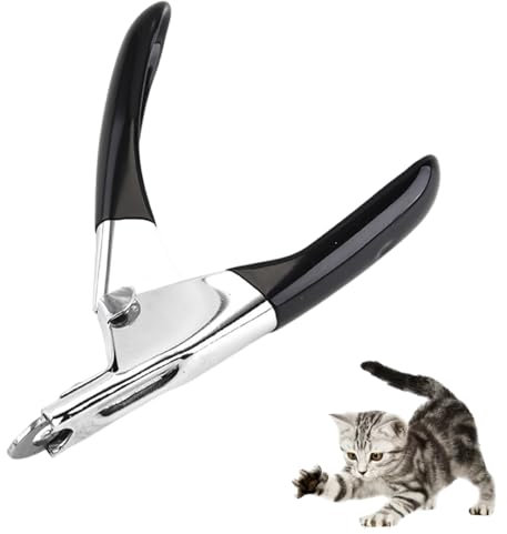 Coupe Griffes Chat Avec Sécurité,Coupe Ongle Chat Avec Trou,Coupe Ongles Pour Gros Chien,Pour Chiens Acier Inoxydable Chats Chiens Chiot Lapin Oiseau Petits Animaux Pour Griffes Petites Et Grosses