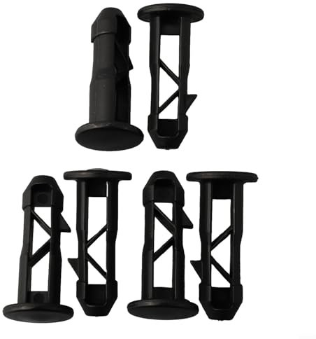 67mm x 31mm Black Plastic for WHEELIE Bin Lid Hinge Pins, for 240L Household, Sustainable Solutions Hinges Designed(3 pairs)