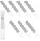 8 Pieces Nano Shiner Files Glass Natural Nail File Crystal Nail Shiner Glass Nail Buffer for Natural Nails Glass Nail Tools Set for Manicure Professional Nail Polisher with Case Glass Polishing Files