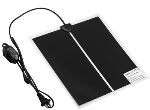 SIGANDG Reptile Vivarium Heat Mat Pets, 14W, 28x28cm | adjustable temperature Removable Terrarium Heat Mats Suitable for lizards, turtles, scorpions, geckos and other amphibians