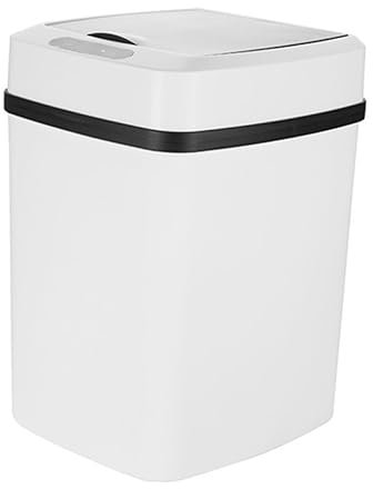 Alipis Poubelle De Bureau À Détecteur De Poubelle Intelligente Pour Cuisine Avec Couvercle Automatique