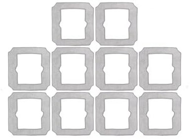 JOYSOG Fensterreinigungsroboter Zubehör Wischmopp für Ecovacs Winbot Mini Roboter Fensterreiniger Glas waschbar Vakuum Wischtücher (10 Stück)