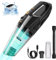 Handheld Vacuum Cleaner,Car Vacuum Cleaner Cordless Mini Handheld Vacuum Cordless for Pet Hair, Household (Black)