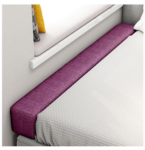 Pont de matelas pour lit simple/double/king size, lavable, violet 180 x 20 x 20 cm