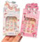 OMEIU Store 24Pcs 2 Pack Children Acrylic Fake Nails Press on Pre-glue Full Cover Glitter Color Rainbow Unicorn Mermaid Kids Stick On False Nail Art Kits Set Girls Birthday Gift (Set 04, One Size)