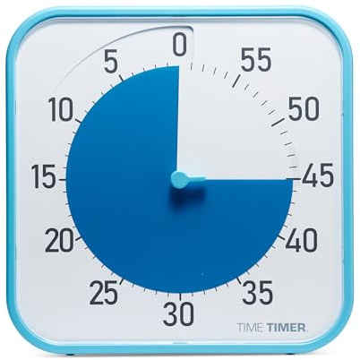 Time Timer Compte à rebours visuel Original de 30,5 cm – Grand minuteur visuel Silencieux de 60 Minutes pour Salle de Classe pour SEL, régulation émotionnelle, Concentration, Transitions calmes, TDAH