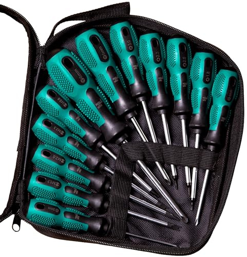 12pc Specialty Security Screwdriver Set – Y, U & Triangle Tips – Precision Repair Tool Kit for Electronics, Devices & DIY
