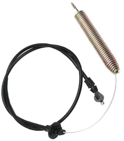 MOBUTOFU Câble D'embrayage pour Tondeuse à Gazon et Kart, Résistant à L'usure la Rupture, en Acier Noir Gaine Abs, pour Usage Extérieur Jardin