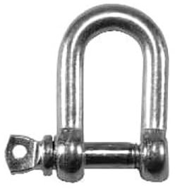 Faithfull - D Manille zingué 8 mm (2) - FAICHDS80