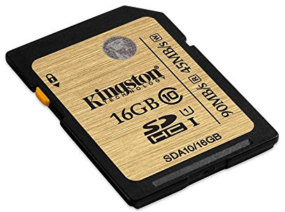 Kingston SDA10/16GB UHS-I SDHC/SDXC SD-Karte Klasse 10 Speicherkarte