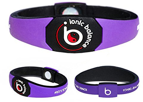 Ionic-Balance Power Band (Violett, Größe L, 20,5 cm)