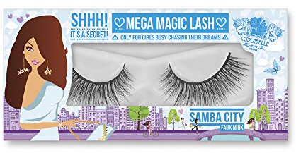 MEGA MAGIC LASH 3D Falsche Wimpern SAMBA CITY von CCL Beauty Seide Fake Lashes Wiederverwendbare Künstlichen Wimpern VEGAN Natürlichen Look