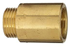 Cornat Hahnverlängerung, Messing blank mit Innen und Außengewinde, A 3/4Zoll IG , B 30 mm, 1 Stück, T381703