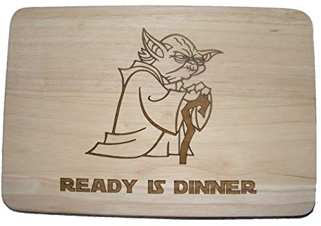 Tagliere in legno,con Yoda di Star Wars tagliere per formaggi tovaglietta