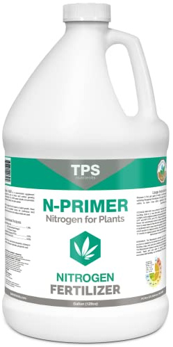 True N-Primer Slow Release Nitrogen Supplement, Promotes Dark Green Leaves Gallon (128 oz)