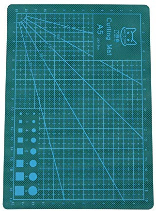 A5 Schneidematte, haltbare PVC Schneidematte geschnitten Pad Board selbstheilende handgemachte DIY Tool(Grün)