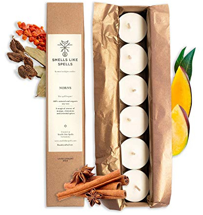 Duftkerzen aus Sojawachs für Aromatherapie - natürliches handgemachtes Geschenk zum Gerburtstag, Valentinstag, Weihnachten - 5 Stk.