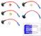 Qiorange 5Pcs Autosicherung KFZ Mini Sicherungshalter Flachsicherungsadapter Stecksicherung mit Sicherungsdraht 5A 10A 15A 20A 25A