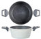 H&H Gourmet Alessandro Borghese Casseruola 2 Manici, Antiaderente, cm 20, Induzione