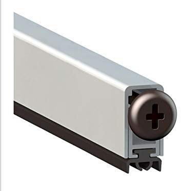 Zugluftstopper mit automatischem Einbauset COMAGLIO Serie 920Made in Italy für Holztüren und Aluminiumtüren Länge cm.103 kürzbar 200 mm