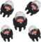 SaferCCTV 5 Stück Snap In Primer Birne Pumpe Ersatz 188-512,188-512-1 für Stihl Homeliter Ryobi Echo Trimmer Zama Mcculloch Poulan Weed Trimmer Bürste